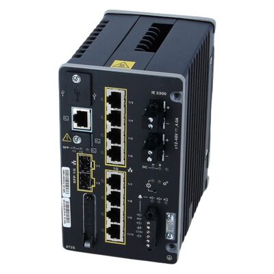 Good price Catalyst IE3300 Industrial Ethernet Switch with Layer 3 Support 8 Ports Rugged Design for Harsh Environments online