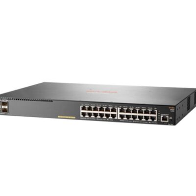 Buen precio Original Nueva Aruba JL725A 6200F 24G Clase4 PoE 4SFP + 370W Switch de red con puertos Ethernet Gigabit 24x en línea