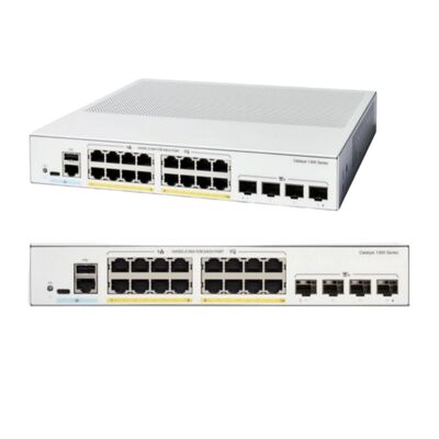 Bom preço Switch de rede Cisco C1300-48T-4X original com 48 portas Gigabit 10Gbps Funções SFP+ Uplink e POE SNMP on-line
