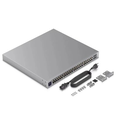 Bom preço Switch Gerenciável USW-PRO-24-POE de Camada 3 com 24 Portas PoE, Velocidade 10/100/1000Mbps e Potência PoE de 400W on-line