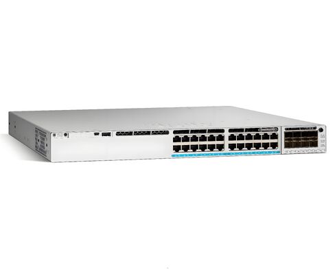 Buon prezzo Switch Enterprise Cisco C9300X-48TX-E con uplink in fibra ottica a 48 porte e switch di rete gestito stackable in linea