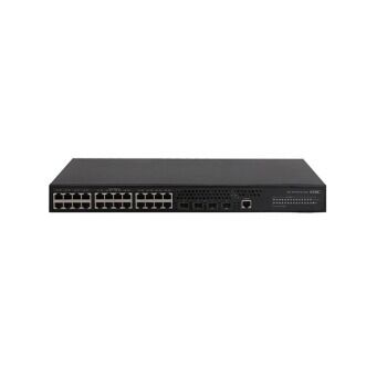 Buen precio Switch Ethernet H3C S6520X-26C-SI, 24 puertos 1G/10G BASE-X SFP Plus, Switch de red gestionable apilable L3 en línea