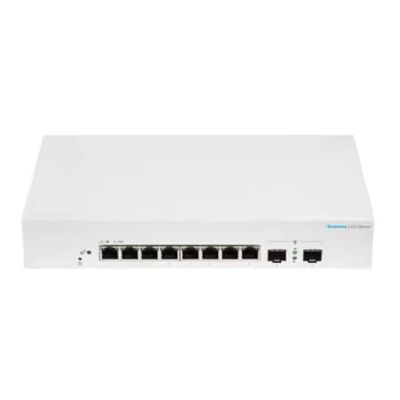 سعر جيد مفتاح إيثرنت ذكي PoE من Cisco CBS220 بـ 8 منافذ مع 2x1G SFP ومصدر طاقة خارجي الانترنت
