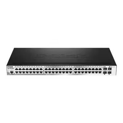 Bom preço Switch Gerenciável Inteligente Empilhável D-LINK DGS-1510-52X/E com 52 Portas Gigabit, 10G SFP+ e Funcionalidade de Camada 3 on-line