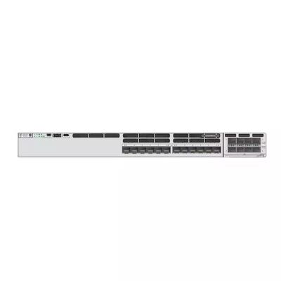 Giá tốt. Switch mạng Cisco C9300X-12Y-A Catalyst 9300X 12 cổng cáp quang 25G, Switch mạng có module uplink mới trực tuyến