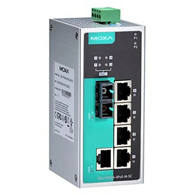 Guter Preis Neuer Original MOXA EDS-P206A-4PoE-M-SC 5-Port unmanaged Ethernet-Switch Online