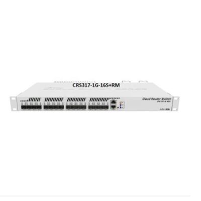 Хорошая цена CRS317-1G-16S+RM 16 SFP+ порты Стойко-монтируемый управляемый переключатель CRS317-1G-16S+RM онлайн