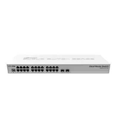 Хорошая цена Новый коммутатор Mikrotik CRS326-24G-2S+RM с 24 гигабитными портами по хорошей цене онлайн
