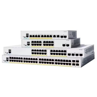 Buen precio C1300-24FP-4G Original Nuevo en la caja Cisco Switch de red 24 puertos Gigabit Ethernet Full PoE 4 X1GE SFP Switch administrado en línea