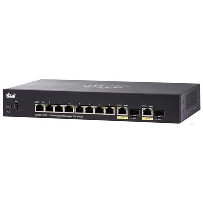 Dobra cena. SG350-10SFP 10-port Gigabit Managed SFP Switch z modelem QoS SG350-10SFP-K9 w Internecie