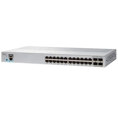 Хорошая цена Новый коммутатор Cisco WS-C2960L-24PS-LL Smart Switch 2960l 24ps ap 24-портовый коммутатор POE для школьных сетевых коммутаторов онлайн