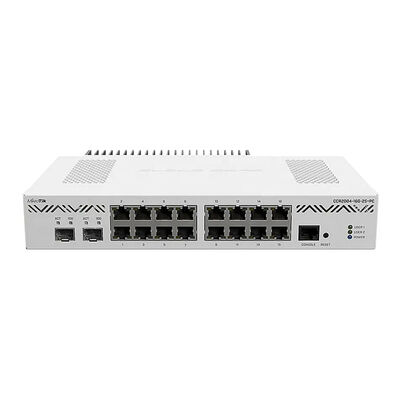 Хорошая цена Оригинальный новый MikroTik CCR2004-16G-2S+PC 16 Гигабит 2 Гигабитный оптический порт Умный маршрутизатор CCR2004-16G-2S+PC онлайн