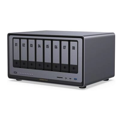 Bon prix UGREEN NASync DXP8800 Plus 8 baies NAS de bureau Processeur Intel I5 1235u 10 cœurs 8 Go de RAM DDR5 SSD 128 Go Stockage réseau (sans disque) en ligne