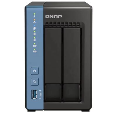Bon prix QNAP réseau de stockage Nas Portable TS-216-2G/CortexA55 Four Core CPU/2x M.2 2280 PCIe/NPU Nas Serveur de stockage en ligne