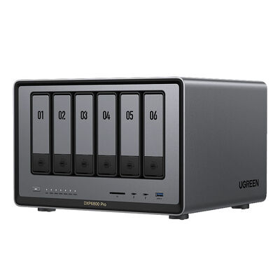 अच्छी कीमत UGREEN NASync DXP6800 Pro Intel I5 1235u 10-कोर CPU, 2*10GbE, 8K HDMI, 2*TBT4, डिस्कलेस ऑनलाइन