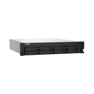 Dobra cena. Oryginalny nowy Qnap TS-832PXU-4G 1.7GHz NAS do montażu w szafie serwerowej, podwójne porty 10GbE SFP+, podwójne porty 2.5GbE w Internecie
