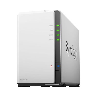 Bon prix DS223J 4 cœurs d'origine 1,4 GHz DDR4 512 MB NAS Serveur de stockage 2-Bay DiskStation Quad-Bay réseau de stockage d'expansion en ligne