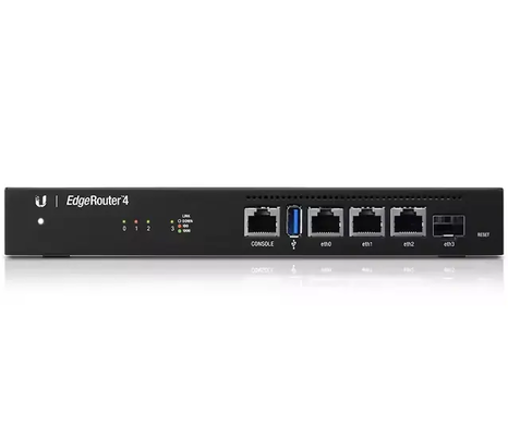 Harga yang bagus Original Brand UBNT 4-port Gigabit Wired Router EdgeMAX EdgeRouter ER-4 Akselerasi Hardware tingkat perusahaan dengan harga yang baik on line