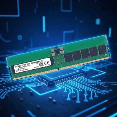 سعر جيد ذاكرة MTC20F1045S1RC64BD2 الأصلية ذاكرة RAM 32GB PC5-51200 DDR5 6400MHz ECC مسجلة ذاكرة خادم 1Rx4 الانترنت