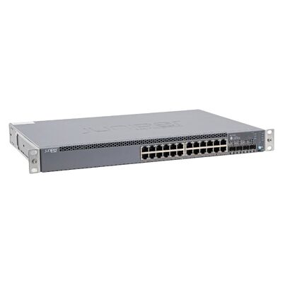 Bon prix L'interrupteur Ethernet EX2300-24P de Juniper Networks est équipé de 24 ports 10/100/1000BaseT PoE+ avec 4 ports SFP/SFP+ Uplink. en ligne