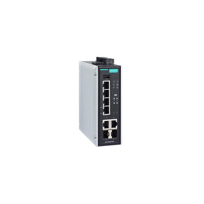 Buon prezzo Switch Ethernet PoE gestito Moxa Layer 2 EDS-P506E-4POE-2GTXSFP-T in linea